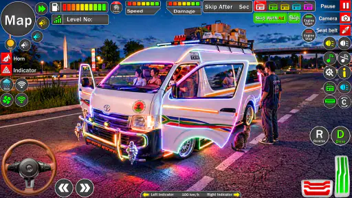 Van Driving Dubai Van Game screenshot 7
