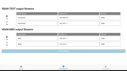 VBAN Buttons screenshot 7
