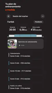 Vercho: entrenamiento running screenshot 1