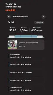 Vercho: entrenamiento running screenshot 5