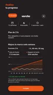 Vercho: entrenamiento running screenshot 6