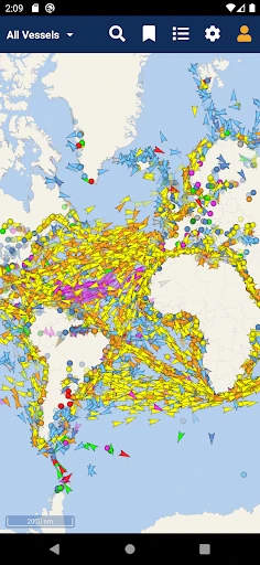 VesselFinder screenshot
