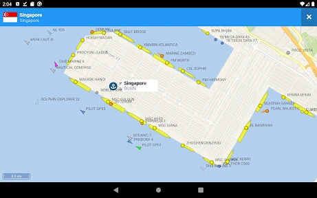 VesselFinder screenshot