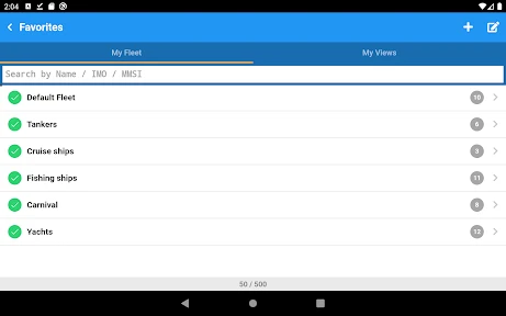 VesselFinder screenshot