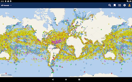 VesselFinder screenshot