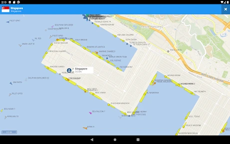 VesselFinder screenshot