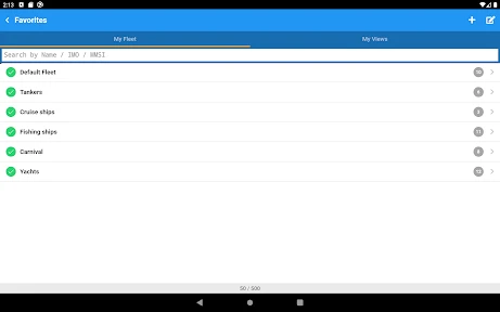 VesselFinder screenshot