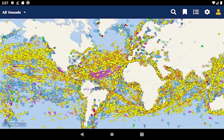VesselFinder screenshot