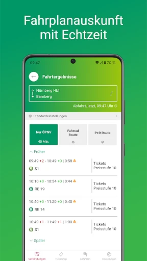 VGN Fahrplan & Tickets screenshot