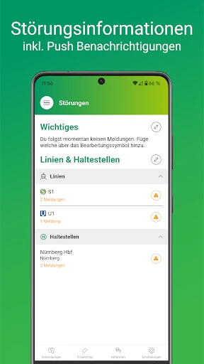 VGN Fahrplan & Tickets screenshot