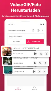 Video-Downloader für Pinterest screenshot 1