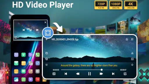 Videoplayer - Full HD-Video screenshot 1