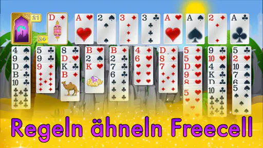 Vierzig-Räuber-Solitär Gold screenshot 2