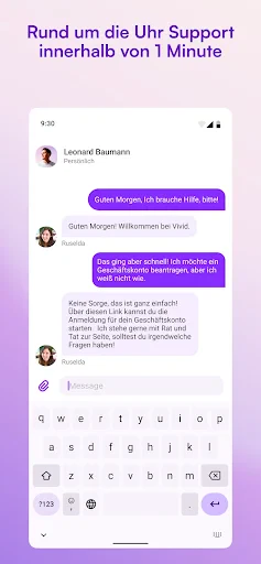 Vivid Business und Personal screenshot