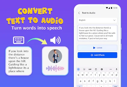 Voice Changer AI, Sound Effect screenshot