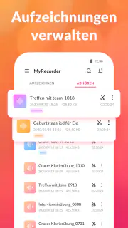 Voice Recorder & Sprachmemos screenshot 4
