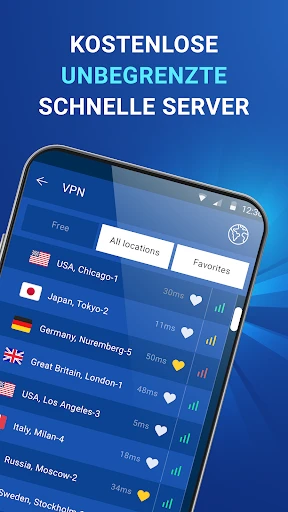 VPN - endlos, sicher, schnell screenshot