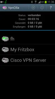 VpnCilla screenshot 2