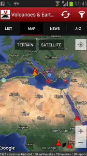 Vulkane & Erdbeben screenshot 1