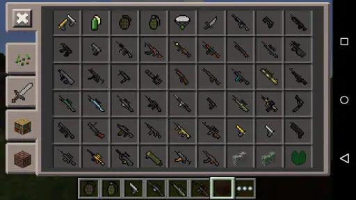 Waffen Mods Minecraft PE 2025 screenshot