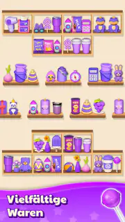 Waren sortieren Match-3-Puzzle screenshot 2