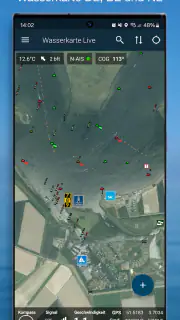 Wasserkarte Live - Routen, AIS screenshot 6