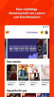 Wattpad - Wo Geschichten leben screenshot 2