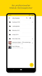 WEB.DE Online-Speicher screenshot 1