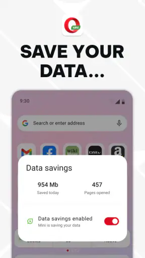 Webbrowser Opera Mini screenshot