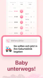 Wehenzähler - Die Wehen App screenshot 3