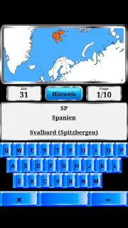 Welt Geographie - Quiz-Spiel screenshot 5