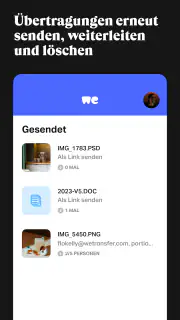 WeTransfer screenshot 6