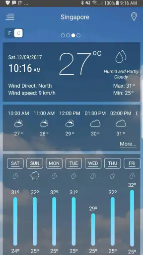 Wetter de - Wettervorhersage screenshot