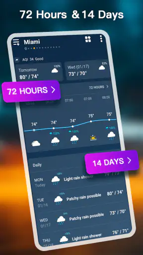Wetter - Genaue Wetter-App screenshot