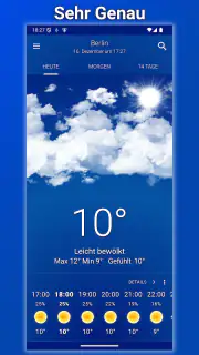Wetter: Heiterer Himmel screenshot 1