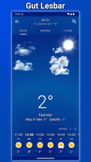 Wetter: Heiterer Himmel screenshot 2