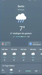 Wetter & Regen - Weather Sky screenshot 2