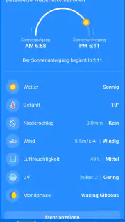 Wetter & Regen - Weather Sky screenshot 8