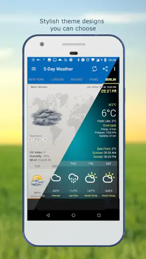 Wetter & Uhr Widget screenshot