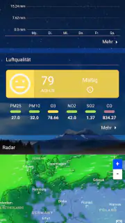 Wetter - Wetter in Echtzeit screenshot 3