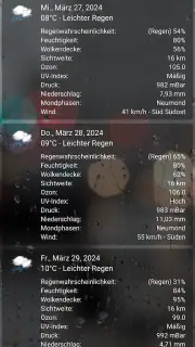 Wetter - Wetter in Echtzeit screenshot 6