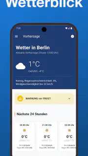 Wetterblick: Wetter & Radar screenshot 1