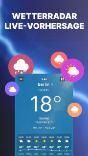 Wetterradar. Live-Vorhersage screenshot 1