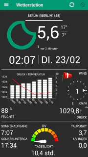 Wetterstation screenshot 2
