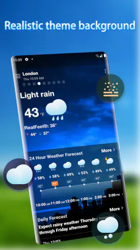 Wettervorhersage - Widget screenshot