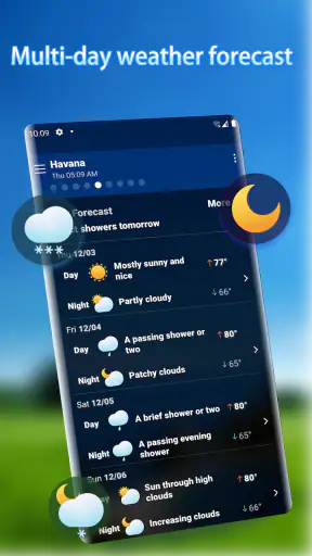 Wettervorhersage - Widget screenshot