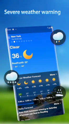 Wettervorhersage - Widget screenshot