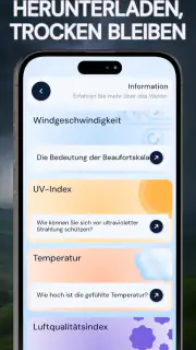 Wetterwarnung: UV•Wind•Widget screenshot 8