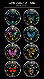 WFP 305 Butterfly watch face screenshot 2