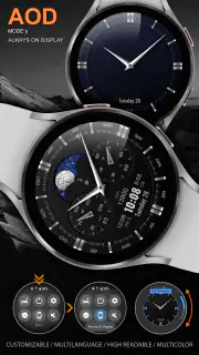 WFP 309 Elegant watch face screenshot 8